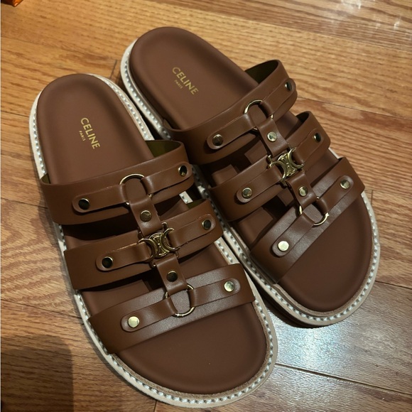 Celine Tippi Sandal in Calfskin - Picture 3 of 7